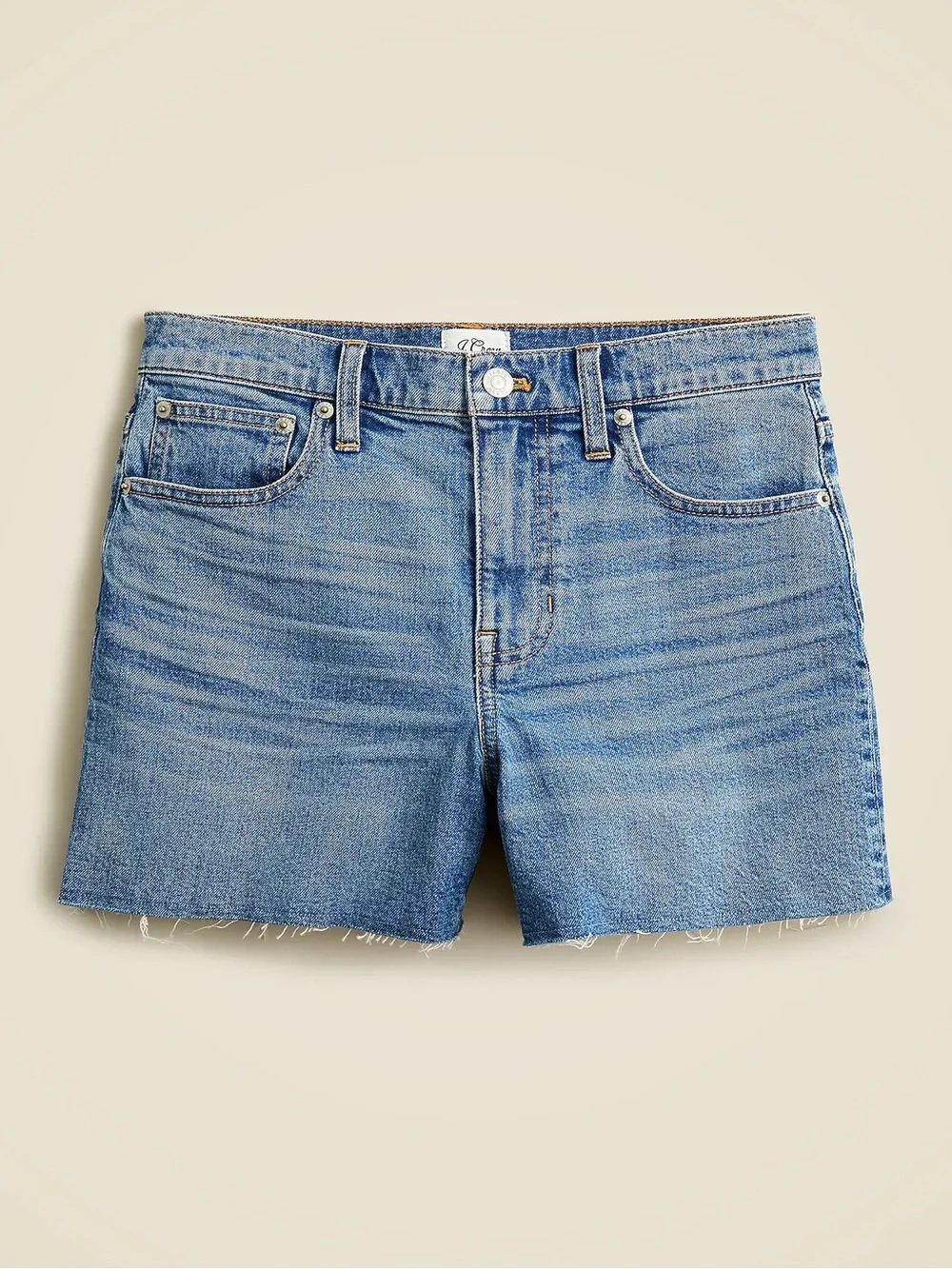 J Crew High-rise denim short in Juniper wash Size 29 BF379 Raw Hem